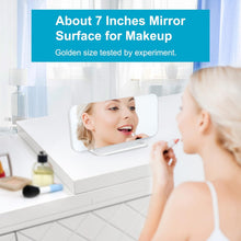 Load image into Gallery viewer, Slim LED Digital Alarm Clock, Mirror Surface for Makeup, with Diming, Large Display, Easy Setting, USB Charger Ports, Modern Bedroom, Desk, Office Living Room Decor, Christmas Birthday for Women Girl